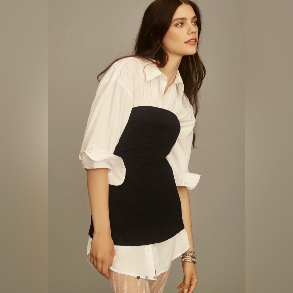 Tart Black Stretchy Tube Top - XS - Picture 1 of 10